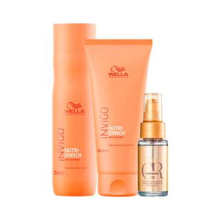 Kit Wella Shampoo, cond e Oil reflections