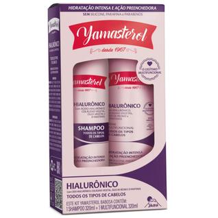 Kit Yamasterol Shampoo + Creme Multifuncional Capilar Todo Tipo De Cabelo Yama 320ml - Esc