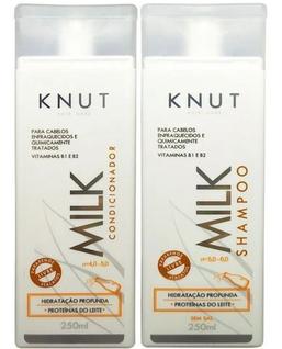 Knut Milk kit Hidratação Profunda tratamento enfraquecidos quimicamente tratados Shampoo 2