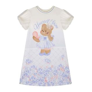 Kukie Vestido Molecotton Ursinha Branco