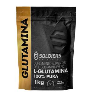 L - Glutamina 1Kg - 100% Pura Importada - Soldiers Nutrition