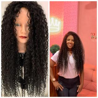 Lace wig cacheado