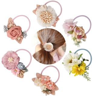 Laços de cabelo, laços, faixas de cabelo elásticas, suportes de rabo de cavalo para menina