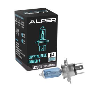 Lâmpada H4 Super Branca 4200K - Alper 17125