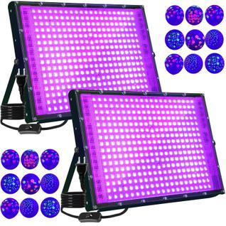 Lâmpada UV Arckarling 300W Blacklight 336 LEDs para Glow Party