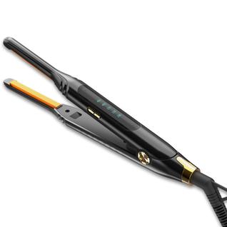 Lápis Flat Iron Ficzcfy de 3/10" para cabelos curtos com display LED