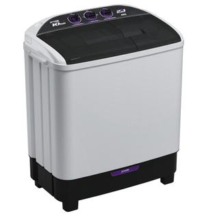 Lavadora de Roupas Twin Tub 2 em 1 - 10 Kg - Lava 6 Kg e Centrifuga 4 Kg - Praxis Eletrodo