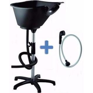 Lavatório Portátil Para Cabelo Com Ducha, Preto - Dompel