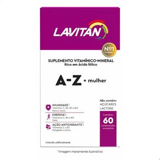 Lavitan Multivitamínico A-Z Mulher - 60 Comprimidos