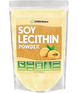 Lecitina de soja em pó XPRS Nutra Food Grade Emulsificante de Gordura 500mL