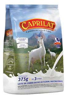 Leite De Cabra Em Pó Integral Caprilat Sachê 375g