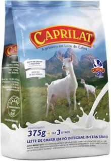 Leite De Cabra Em Pó Integral Caprilat Sachê 375g