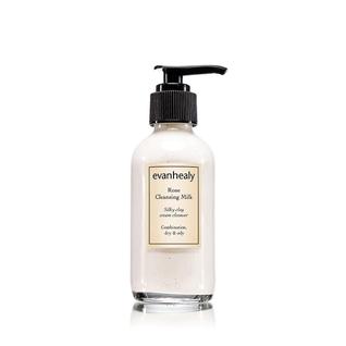 Leite de limpeza evanhealy Rose Natural para todos os tipos de pele