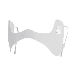 Lenço Facial De Seda Gelada Cor Sólida Para Verão Com Proteção UV E Cobertura Para Os Olho