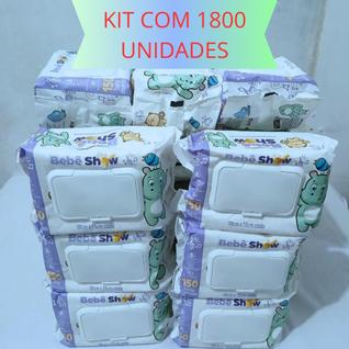 lenço umedecido bebe show Caixa com 1800 unidades de lencinhos
