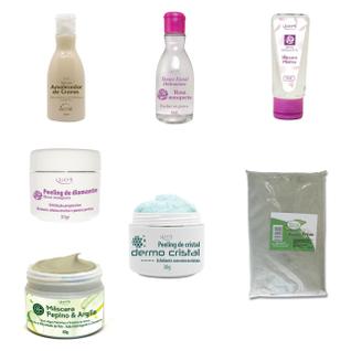 Limpeza de Pele Profunda 7 Produtos Uso Profissional Resultado Rápido