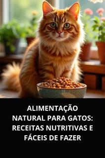 Livro Alimentação Natural para Gatos Receitas Nutritivas e Fáceis de Fazer