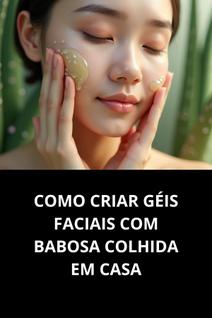 Livro Como Criar Géis Faciais com Babosa Colhida em Casa
