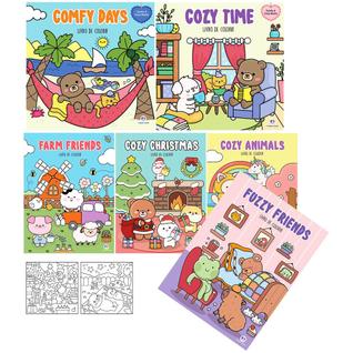Livro De Colorir Redução Do Stress E Ansiedade P/adulto Comfy E Cozy Estilo Goods Bobbie K