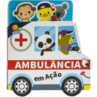 Livro Infantil passeando Pela Cidade - Ambulância em Ação - Todo livro