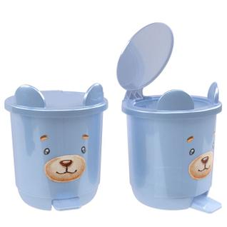 Lixeira Lúdica Infantil Com Pedal E Tampa Basculante 6,5 Litros Plasútil