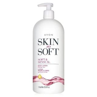Loção corporal Avon Skin So Soft Soft & Sensual 1L com bomba