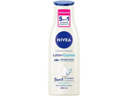 Loção Nivea Lotion Express Hidratação profunda para Pele Normal a Seca 200ml