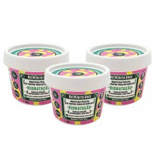 Lola Cosmetics Be(m)dita Ghee Banana e Aloe Vera Kit - Máscara de Hidratação Com 3 Unidade