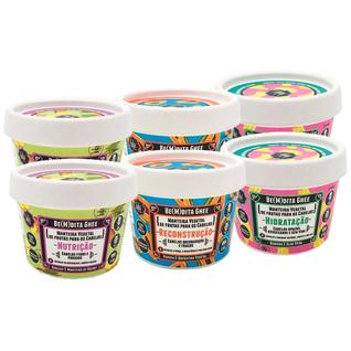 Lola Cosmetics Be(m)dita Ghee Kit  2 Máscaras de Reconstrução + 2 Máscaras de Hidratação+ 