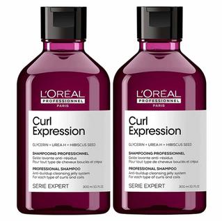 LOréal Professionnel Curl Expression Serie Expert Kit - Shampoo Antirresíduos com 2 Unidad