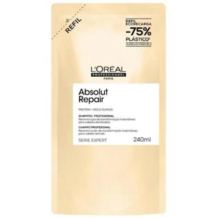 Loreal Shampoo Absolut Repair Refil 240ml Gold Quinoa