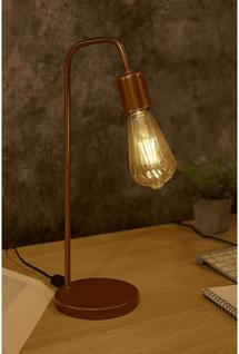 Luminária De Mesa Abajur de Cabeceira L De Quarto Sala Retro Vintage Industrial Moderno Bi