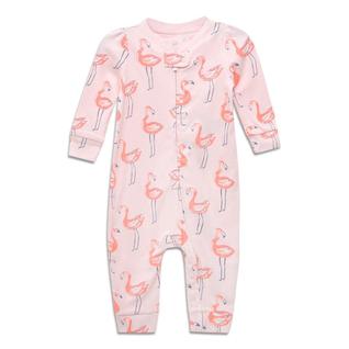 Macacão Bebê GAP Longo Flamingo Feminino