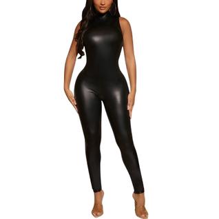 Macacão Feminino Lycra Cirré Elegância, Conforto e Sensualidade para Festas ou Academias M