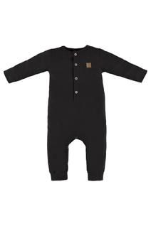 Macacão Longo em Malha Texturizada para Bebê Menino (Preto) Up Baby