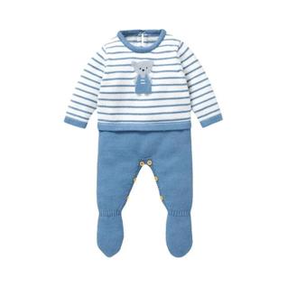 Macacões De Tricô Para Bebês Meninos E Meninas Com Estampa De Urso, Macacões Para Recém-Na