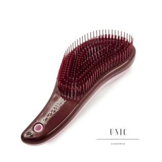 Mágica escova de cabelo desembaraçadora finalização liso, ondulado, cacheado e crespo