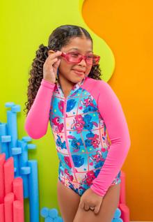 Maiô Biquíni Infantil Juvenil Moda Praia Natação Stitch