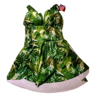 Maiô Plus Size com Saia Super Charme Tendência