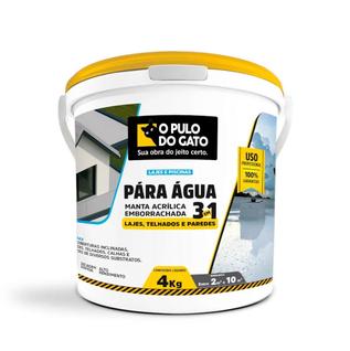Manta Acrílica Emborrachada 3 em 1 Pára Água 4KG Branco - Pulo do Gato