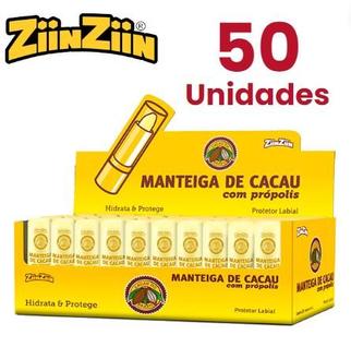 Manteiga de Cacau com Própolis 3,5G - Kit Com 50 Unidades