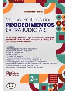 Manual prático dos procedimentos extrajudiciais - 2026