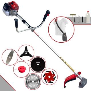 Máquina de Cortar Grama À Gasolina Kawashima BCJ620L 62cc 3HP 10.000rpm Ideal Para Todos o