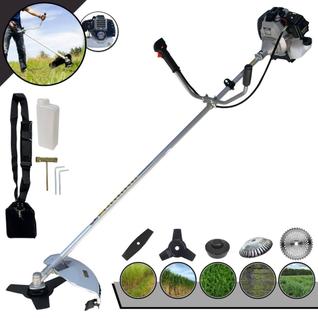 Máquina de Cortar Grama Toyama TBC43H 43cc 1,7HP Com Carretel + Lâmina 2 Pontas + Lâmina 3