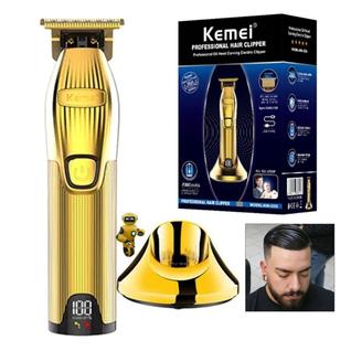 Maquina De Corte Cabelo Acabamento Profissional Hair Clipper Kemei I32S