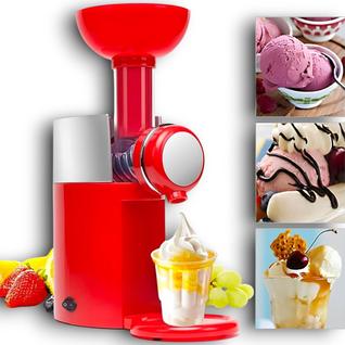 Máquina De Fazer Sorvete Caseiro Elétrica Expresso Frutas Sobremesas Geladas Raspadinha 11