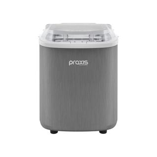 Máquina De Gelo Praxis Portátil 12kg/dia 112W 127V Prata