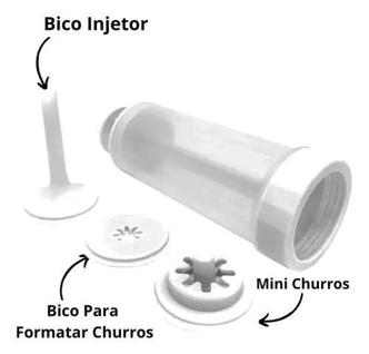 Máquina Manual De Fazer Churros Fácil Caseiro Simples Casa - Nitron