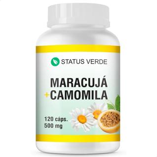 Maracuja + Camomila 100% Natural 120 Cáps - Status Verde