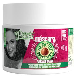 Mascara Abacate Avocado Soul Power Reconstrução Capilar Profunda Proteínas Vegano 400g